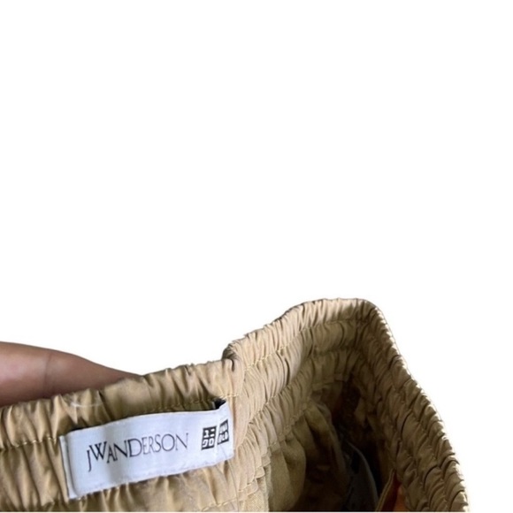 UNIQLO × JW ANDERSON JWA Cargo Jogger Pants Tan Beige 100% Nylon Women's Size L - Picture 12 of 14